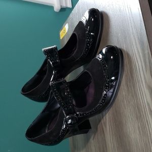 Aerosoles Roleply Black Patent Size 10 M Mary Jane Woman's Heels